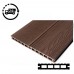 Composite Decking Board - Ash Grey Lined / Wood Grain Effect 3m - Plastic Decking PVC Decking WPC Decking Hollow Garden Exterior Decking Boards 